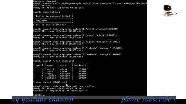 employee database using mysql assignment 5 смотреть онлайн