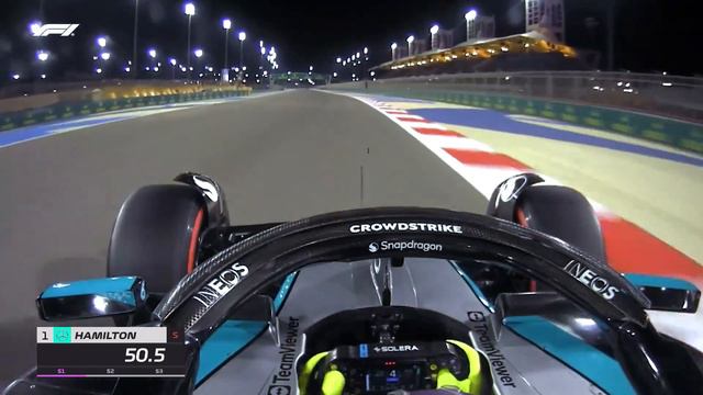 Круг по трассе Сахир с Льюисом Хэмилтоном 2024