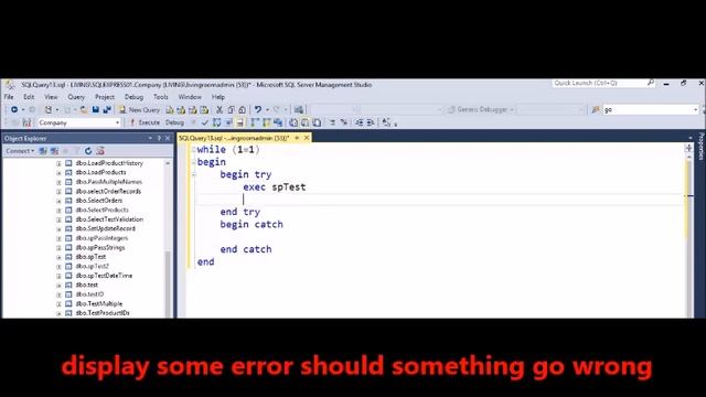 MSSQL - How to execute stored procedure every second смотреть онлайн