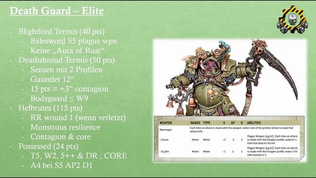 Warhammer 40k - Review - Death Guard 9th Codex Teil 2 DEU