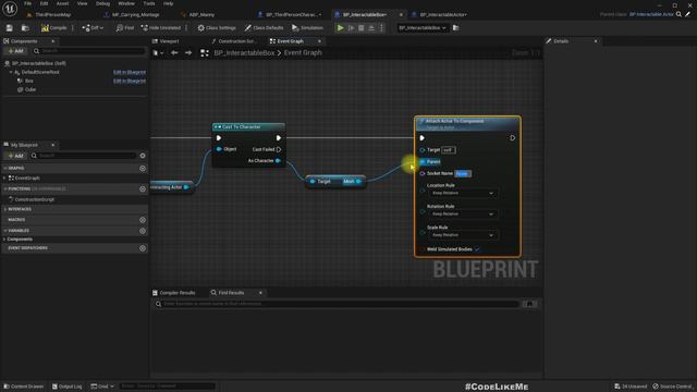 Unreal Engine 5 - Character Interactions #6 - Carrying Boxes