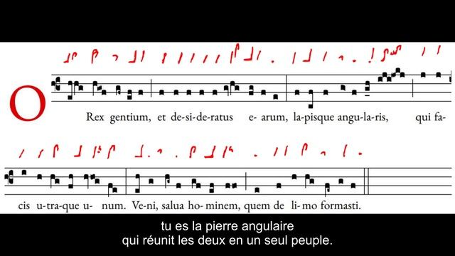 O Rex gentium - Manuscrit du Mont Renaud