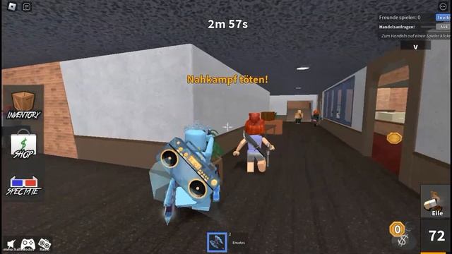 Играю в ММ2, но в голубоми скине//Murder Mystery 2//??? смотреть онлайн