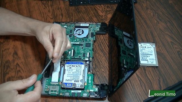 Ноутбук ASUS EeePC замена жесткого диска своими руками. Leonid Timo смотреть онлайн