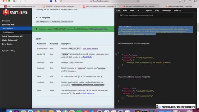 #102 Make E-com in Laravel 8 | Login/Register Process (VII) | Send Register SMS | SMS API with Curl смотреть онлайн