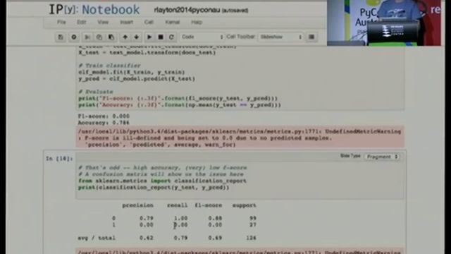Text mining online data with scikit-learn by Robert Layton смотреть онлайн