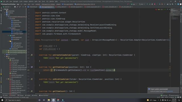 Chat app in android studio using firebase | firebase chat app смотреть онлайн