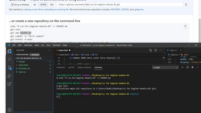 04 Git init, Git add, Git commit, Set origin, Git push | #Shakil Ahmed | #Technocity смотреть онлайн