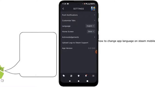 how to change app language on steam mobile смотреть онлайн