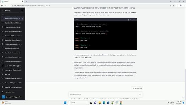 Joining Pandas dataframes in Python with the same index multiple times смотреть онлайн