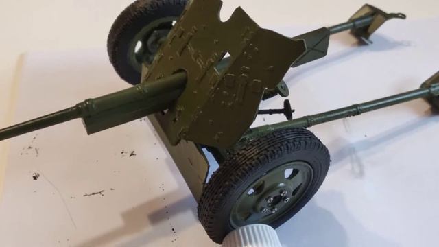 45 мм пушка (сорокопятка) 1:16 смотреть онлайн