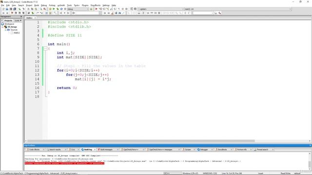 C Programming Example: Multiplication Table смотреть онлайн