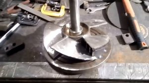 Изготовление нового винта для водомета.