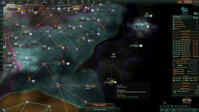 Stellaris: First Contact - Galactic Enterprise of Sol - Ep14 - War Ends And The L Cluster Opens Up смотреть онлайн