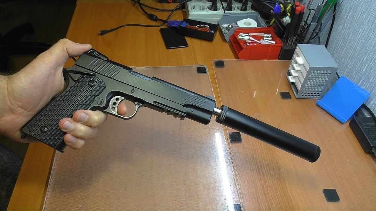 ТЫЖ РЕМОНТЕР! Сломался пистолет Colt K35D (c10a+) / Провернули глушитель смотреть онлайн