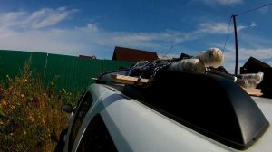 На Renault Duster быстросъемный багажник своими руками