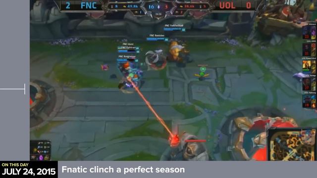 The day Fnatic made EU LCS history with a perfect 18-0 regular season (LoL) смотреть онлайн