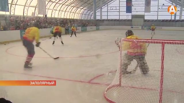 Первая игра, первая победа на новом крытом корте в Заполярном смотреть онлайн
