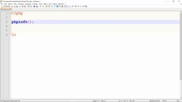 4 - The PHPINFO Function смотреть онлайн