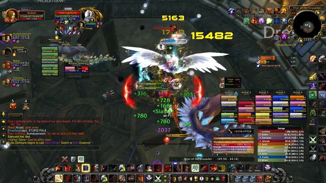 Trial of Crusader 25N - @ Twin Val'kyr - Fury Warrior 3.3.5a POV смотреть онлайн