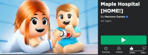 Maple Hospital (Кленовый госпиталь)|Roblox game