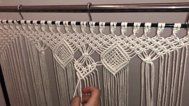 MACRAME CURTAIN TUTORIAL DIY | Macramé Door Curtain | Makrome Perde Yapımı | Step By Step Tutorial
