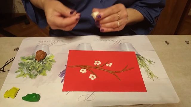 Пластилинография "Цветущая ветка" Крячкова Е.А. смотреть онлайн