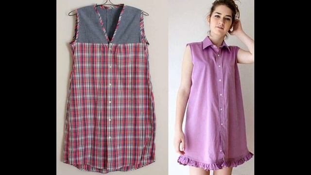Diy Идея. Интересные переделки из мужских рубашек. смотреть онлайн