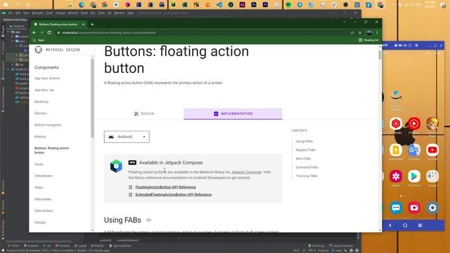 #56 Android Kotlin Development 2022 [Arabic] | FAB Floating Action Button смотреть онлайн
