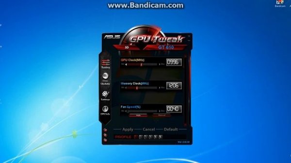 NVIDIA GeForce GT 610 2gb Разгон до максимум
