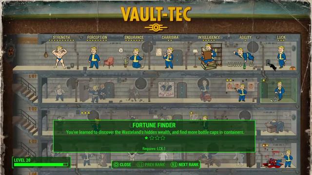 Fallout 4 Perk Tree Set Up смотреть онлайн