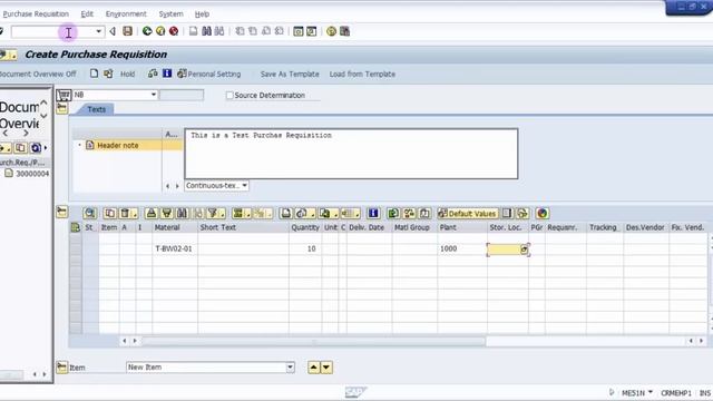 How to create a Purchase Requisition in SAP - SAP MM Basic Video смотреть онлайн