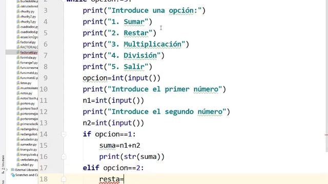 Calculadora Python Pycharm TIC 4 ESO IES Monterroso смотреть онлайн