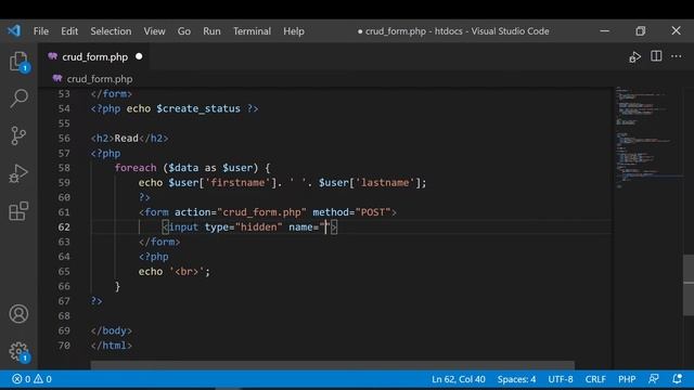 CRUD mit PHP/SQL und HTML - Daten erstellen, lesen, verändern und löschen -Create Read Update Delet смотреть онлайн