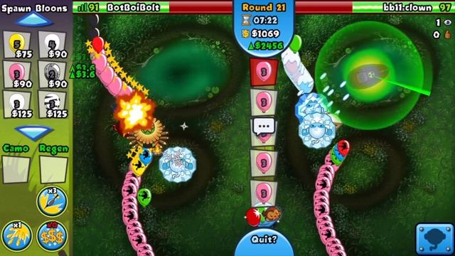 The Battle of The 2 BEST LATE GAME STRATEGIES! Who Will Win? (Bloons TD Battles) смотреть онлайн