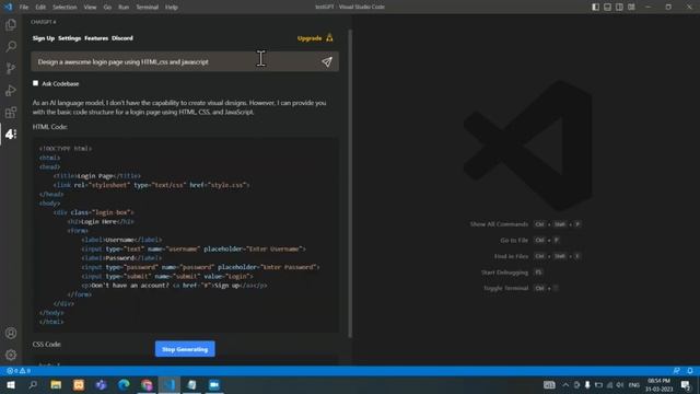 How to implement chatGPT in to vscode ? смотреть онлайн