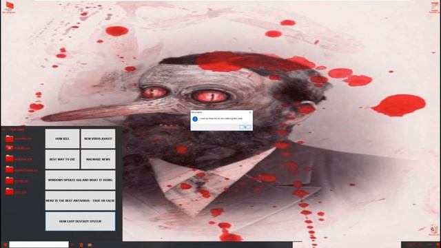 Win10.Horror.Destructive.exe (Creepypasta) (Virus) (Created By Angry Cow) смотреть онлайн