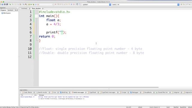 সি প্রোগ্রামিং - ০৪ঃ Float & Double | Bangla Coding Tutor | C Programming Bangla Tutorial смотреть онлайн