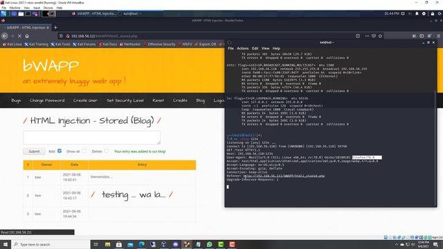 bWapp - html injection смотреть онлайн
