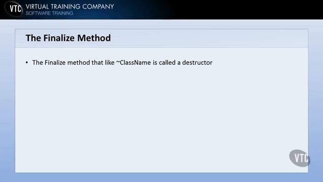 56 The Finalize Method - Programming in C# - Exam 70-483 смотреть онлайн