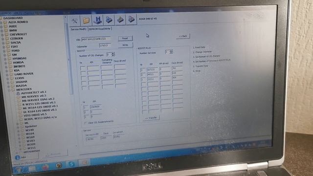w164 cgz clone and vin change, clonen und vin ändern /carprog смотреть онлайн