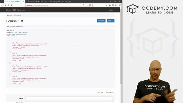Introduction - Build An API With Python Django #1 смотреть онлайн