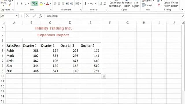 Applying Cell Borders in Excel 2013 смотреть онлайн
