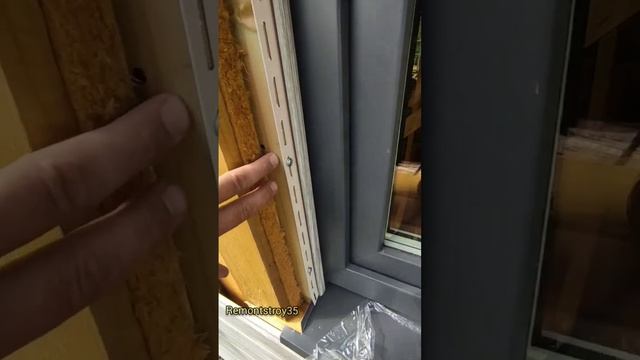 Строительство каркасного дома. Как обшить окно сайдингом. Ч60 #remontstroy35 #строительство #сайдин