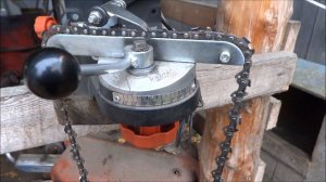 Заточка цепей на станке