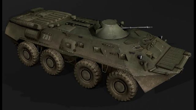 BTR 80 engine - moving sound effect смотреть онлайн