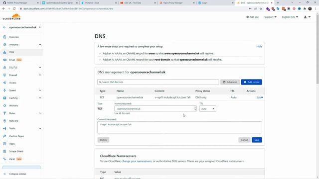 Install NGINX Proxy Manager in OpenMediaVault and Docker and add Domain with Cloudflare смотреть онлайн