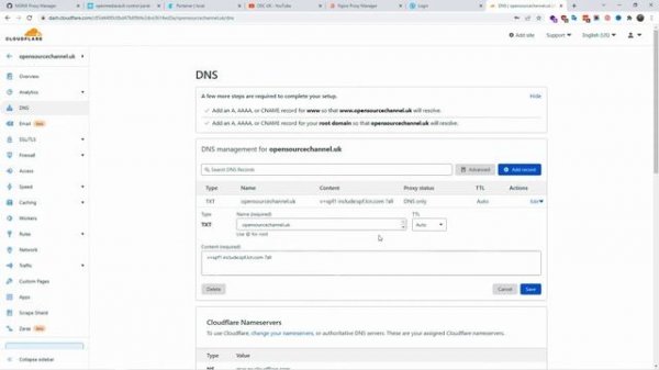Install NGINX Proxy Manager in OpenMediaVault and Docker and add Domain with Cloudflare