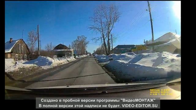 ОПАСНОСТЬ!!Внезапное появление собаки на проезжей части! смотреть онлайн