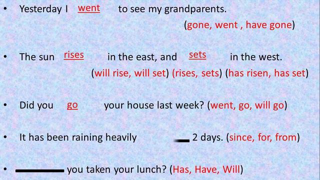 Tense Test | Simple English Grammar Test | Preset, Past and Future Tense | Test your knowledge смотреть онлайн